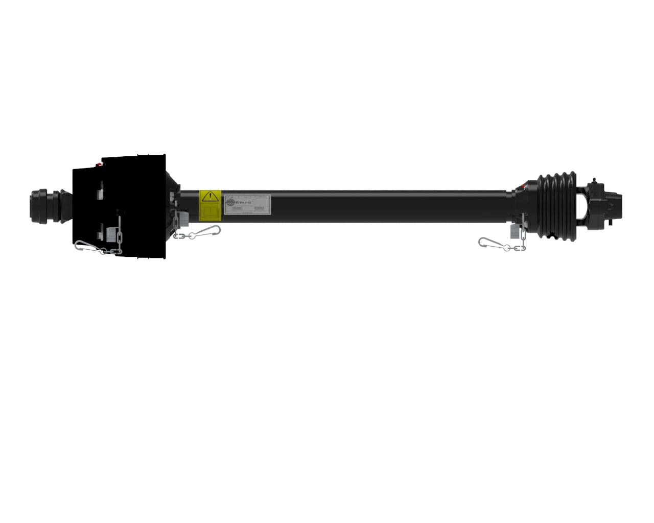 Широкоугольный карданный вал EUCV со срезным болтом, AW35-80, 1210MM, SB 2500NM, SSL 1 3/8