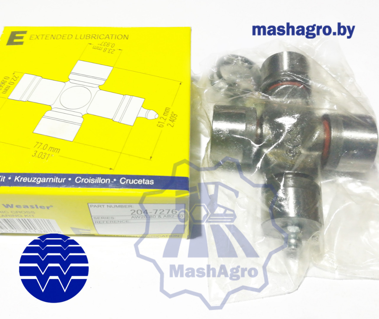 Крестовина,EUCV,AG20-80,EBL-KIT